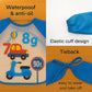 KIDS BASIC Long Sleeve Bibs, Waterproof Baby Bibs, Toddler Sleeved Bib, Baby Smock for Eating Feeding