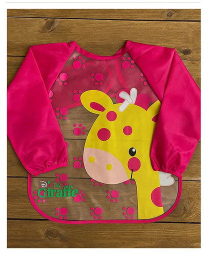 KIDS BASIC Long Sleeve Bibs, Waterproof Baby Bibs, Toddler Sleeved Bib, Baby Smock for Eating Feeding