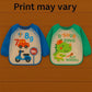 KIDS BASIC Long Sleeve Bibs, Waterproof Baby Bibs, Toddler Sleeved Bib, Baby Smock for Eating Feeding