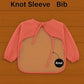 KIDS BASIC Long Sleeve Bibs, Waterproof Baby Bibs, Toddler Sleeved Bib, Baby Smock for Eating Feeding