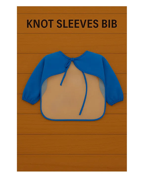 KIDS BASIC Long Sleeve Bibs, Waterproof Baby Bibs, Toddler Sleeved Bib, Baby Smock for Eating Feeding