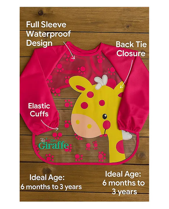 KIDS BASIC Long Sleeve Bibs, Waterproof Baby Bibs, Toddler Sleeved Bib, Baby Smock for Eating Feeding