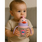 KIDS BASIC Baby Premium Duck Feeding Sipper With Straw & Handle For Grip- 350 ml - Grey