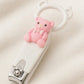Totilo Baby Nail Clipper with Bear Design, Safe Stainless Steel Blades with Ring - Pink & Green (PACK OF 2)