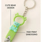 Totilo Baby Nail Clipper with Bear Design, Safe Stainless Steel Blades with Ring - Pink & Green (PACK OF 2)