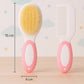 KIDS BASIC Baby Hair Comb & Brush Set | Soft Natural Bristles Brush