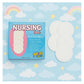 KIDS BASIC Nursing Breast Pads for Feeding Mother Washable, Reusable Soft Breast Pads (Pack of 4)