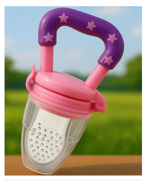 KIDS BASIC Premium Silicone Baby Mickey Nibbler Fruit & Food Feeder - (Pack of 2)