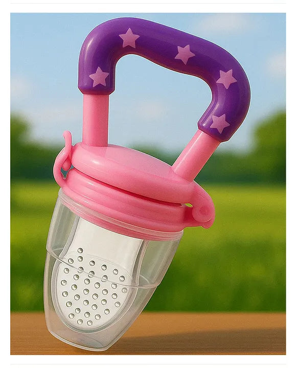 KIDS BASIC Premium Silicone Baby Mickey Nibbler Fruit & Food Feeder - (Pack of 2)