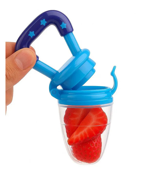 KIDS BASIC Premium Silicone Baby Mickey Nibbler Fruit & Food Feeder - (Pack of 2)