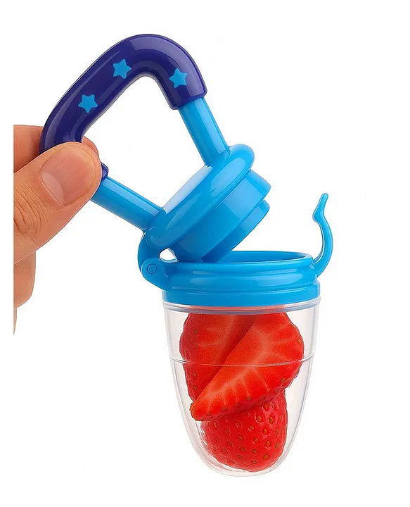 KIDS BASIC Premium Silicone Baby Mickey Nibbler Fruit & Food Feeder - (Pack of 2)