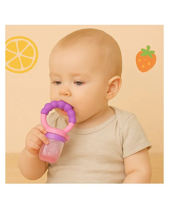 KIDS BASIC Premium Silicone Fruit Mickey Nibbler & Rattle Nibbler  (Pack of 2)