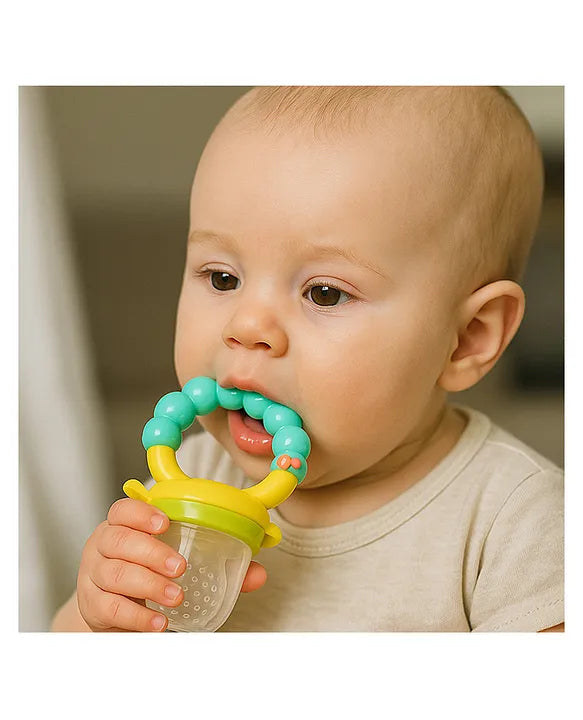 KIDS BASIC Premium Silicone Fruit Mickey Nibbler & Rattle Nibbler  (Pack of 2)