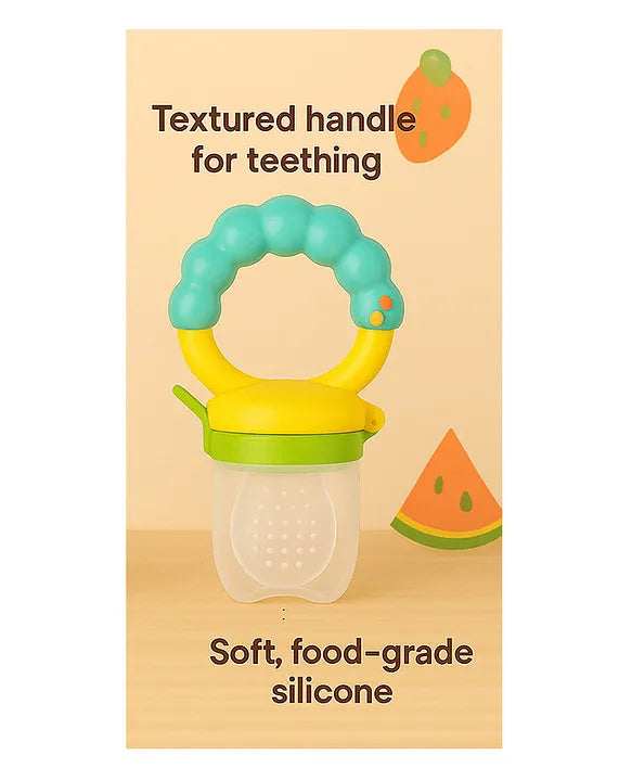 KIDS BASIC Premium Silicone Fruit Mickey Nibbler & Rattle Nibbler  (Pack of 2)