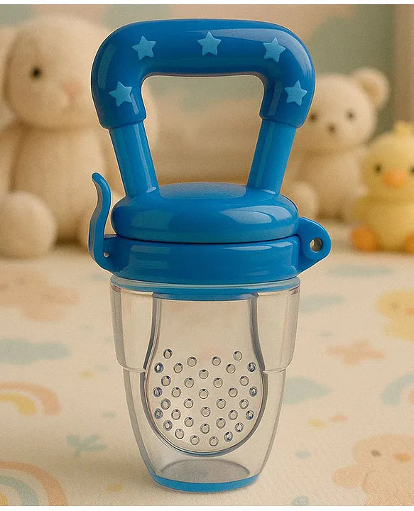 KIDS BASIC Presents Combo For 3+ Months Baby To 1+ Year Old Babies Which Includes 1 Tlismi Moti , 1Teether and 1 fruit feeder