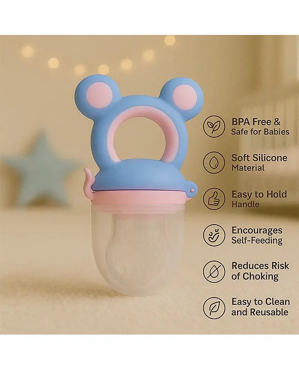 KIDS BASIC Presents combo of 2 includes 1 Standing Fruit Teether and 1 Mickey Fruit Feeder