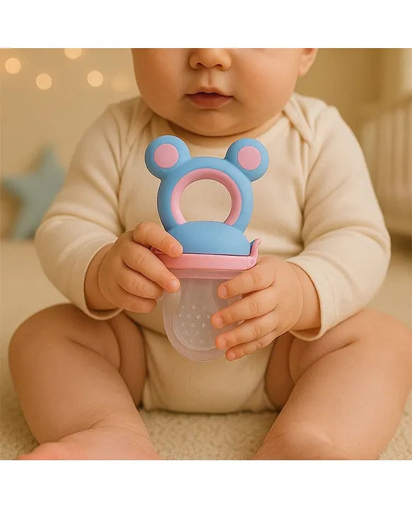 KIDS BASIC Presents combo of 2 includes 1 Standing Fruit Teether and 1 Mickey Fruit Feeder