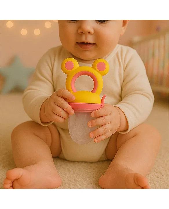 KIDS BASIC Presents combo of 2 includes 1 Standing Fruit Teether and 1 Mickey Fruit Feeder