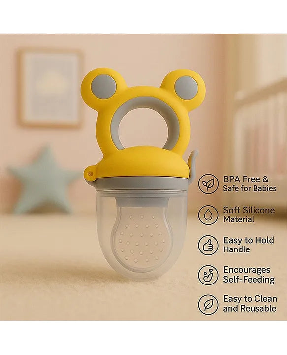 KIDS BASIC Presents combo of 2 includes 1 Standing Fruit Teether and 1 Mickey Fruit Feeder