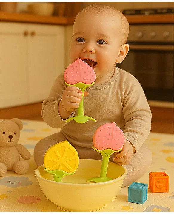 KIDS BASIC Presents combo of 2 includes 1 Standing Fruit Teether and 1 Mickey Fruit Feeder