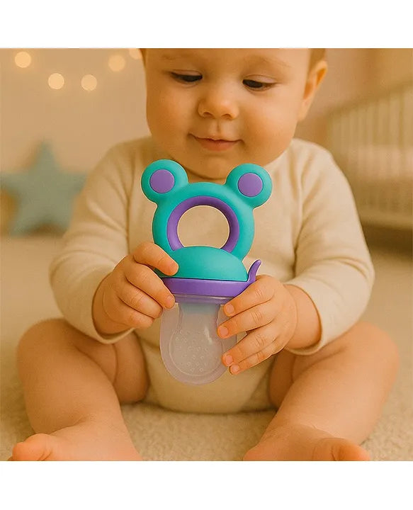 KIDS BASIC Presents combo of 2 includes 1 Standing Fruit Teether and 1 Mickey Fruit Feeder