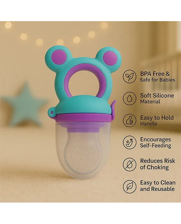 KIDS BASIC Presents combo of 2 includes 1 Standing Fruit Teether and 1 Mickey Fruit Feeder