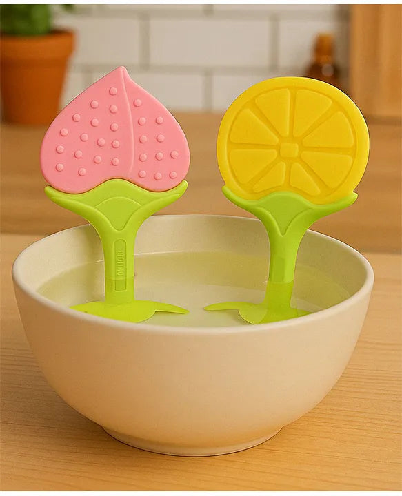 KIDS BASIC Presents combo of 2 includes 1 Standing Fruit Teether and 1 Mickey Fruit Feeder