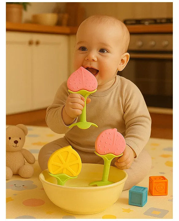 KIDS BASIC Presents combo of 2 includes 1 Standing Fruit Teether and 1 Mickey Fruit Feeder