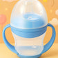 KIDS BASIC Unbreakable Baby Spout Sippy Feeding Milk Juices Liquids Silicone Bottle Feeder BPA Free - 160 ml