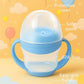 KIDS BASIC Unbreakable Baby Spout Sippy Feeding Milk Juices Liquids Silicone Bottle Feeder BPA Free - 160 ml