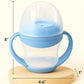 KIDS BASIC Unbreakable Baby Spout Sippy Feeding Milk Juices Liquids Silicone Bottle Feeder BPA Free - 160 ml