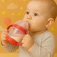 KIDS BASIC Unbreakable Baby Spout Sippy Feeding Milk Juices Liquids Silicone Bottle Feeder BPA Free - 160 ml