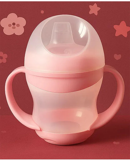 KIDS BASIC Unbreakable Baby Spout Sippy Feeding Milk Juices Liquids Silicone Bottle Feeder BPA Free - 160 ml