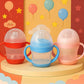 KIDS BASIC Unbreakable Baby Spout Sippy Feeding Milk Juices Liquids Silicone Bottle Feeder BPA Free - 160 ml