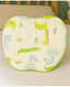 KIDS BASIC Baby Head Shaping Support Memory Foam Pillow With Detachable Washable Cover- White