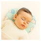 KIDS BASIC Baby Head Shaping Support Memory Foam Pillow With Detachable Washable Cover- White