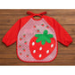 KIDS BASIC Long Sleeve Bibs, Waterproof Baby Bibs, Toddler Sleeved Bib, Baby Smock for Eating Feeding