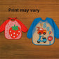 KIDS BASIC Long Sleeve Bibs, Waterproof Baby Bibs, Toddler Sleeved Bib, Baby Smock for Eating Feeding
