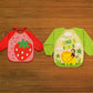 KIDS BASIC Long Sleeve Bibs, Waterproof Baby Bibs, Toddler Sleeved Bib, Baby Smock for Eating Feeding
