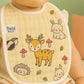 KIDS BASIC Muslin Button Bibs For Baby- Assorted Colours