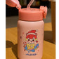 KIDS BASIC Cute Bunny Design Sipper Bottle with Adjustable Strap - Leakproof & Portable for Kids - 500ml