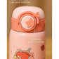 KIDS BASIC  Cute Bunny Design Sipper Bottle with Adjustable Strap - Leakproof & Portable for Kids - 500ml (Pink)