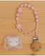 KIDS BASIC Stylish Baby Pacifier with Clip Chain - Soft, Safe & BPA-Free
