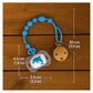 KIDS BASIC Stylish Baby Pacifier with Clip Chain - Soft, Safe & BPA-Free