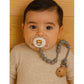 KIDS BASIC Stylish Baby Pacifier with Clip Chain - Soft, Safe & BPA-Free