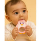 KIDS BASIC Penguin Shape Silicone Teether , BPA Free & Safe for Babies (Pack of 1)