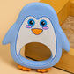 KIDS BASIC Penguin Shape Silicone Teether , BPA Free & Safe for Babies (Pack of 1)