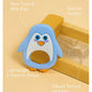 KIDS BASIC Penguin Shape Silicone Teether , BPA Free & Safe for Babies (Pack of 1)