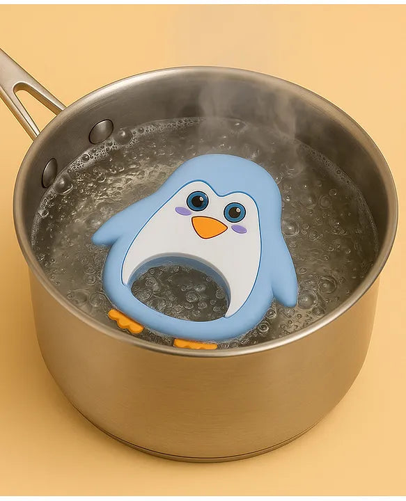 KIDS BASIC Dinosaur Shape & Reindeer Shape Silicone Teether , BPA Free & Safe for Babies (Pack of 2)