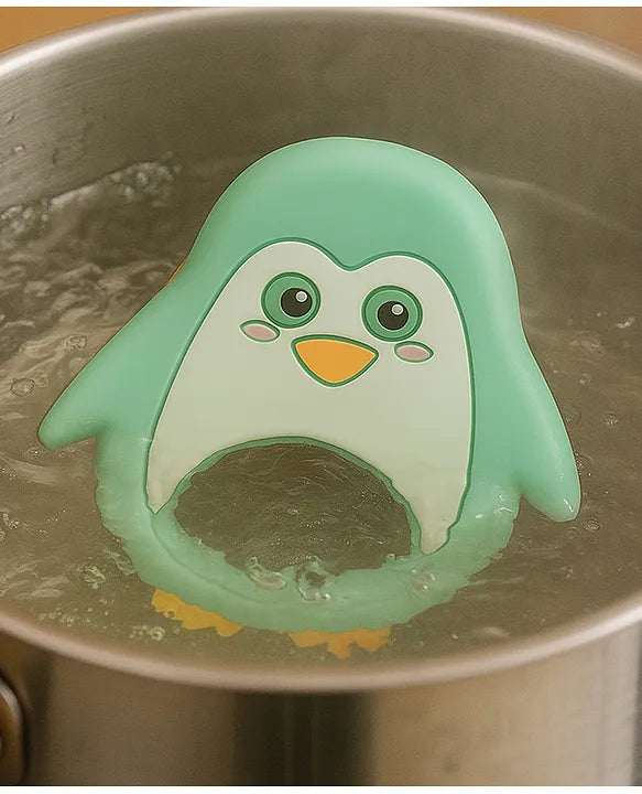 KIDS BASIC Dinosaur Shape & Reindeer Shape Silicone Teether , BPA Free & Safe for Babies (Pack of 2)